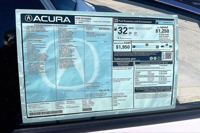 2026 Acura Integra FWD