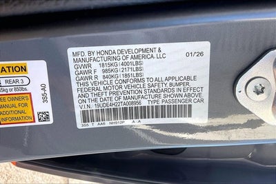 2026 Acura Integra FWD