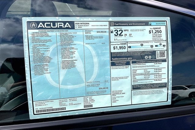 2026 Acura Integra FWD