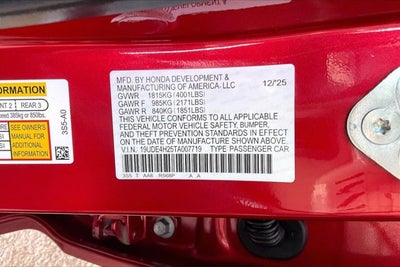 2026 Acura Integra FWD