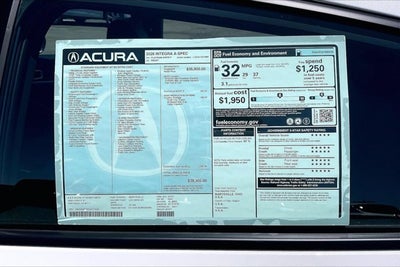 2026 Acura Integra w/A-Spec Package