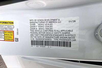 2026 Acura Integra FWD A-Spec