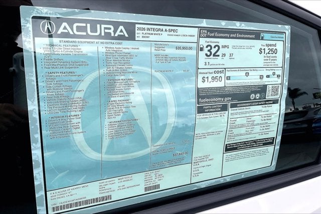 2026 Acura Integra FWD A-Spec