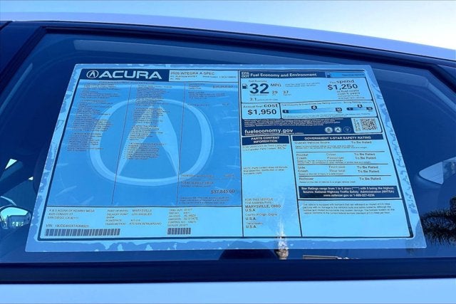 2026 Acura Integra FWD A-Spec