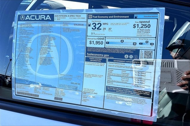 2026 Acura Integra FWD A-Spec with Technology