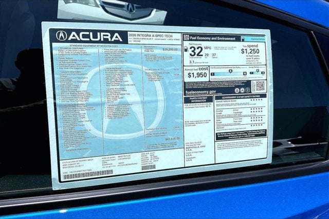 2026 Acura Integra FWD A-Spec with Technology