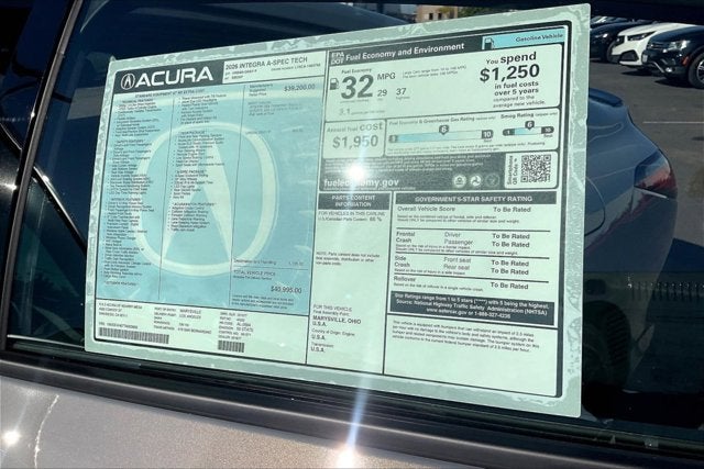 2026 Acura Integra FWD A-Spec with Technology