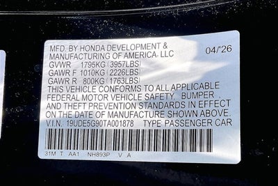 2026 Acura Integra FWD TYPE S