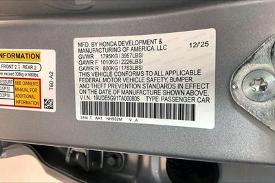 2026 Acura Integra FWD TYPE S