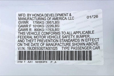 2026 Acura Integra FWD TYPE S