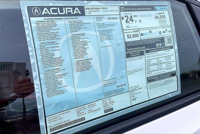 2026 Acura Integra FWD TYPE S
