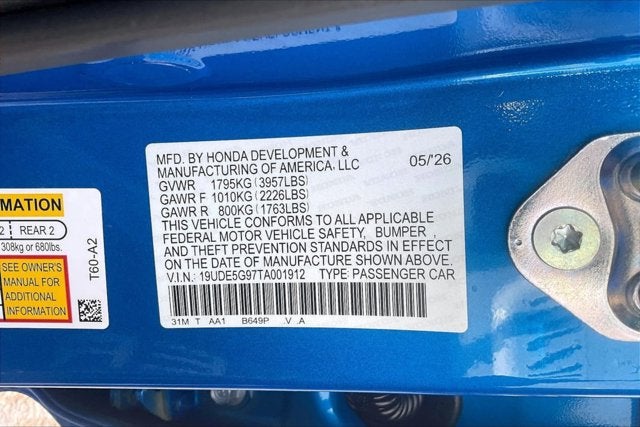 2026 Acura Integra FWD TYPE S
