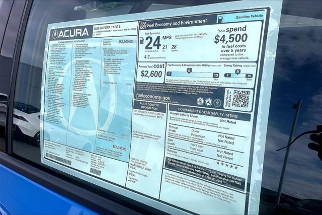 2026 Acura Integra FWD TYPE S