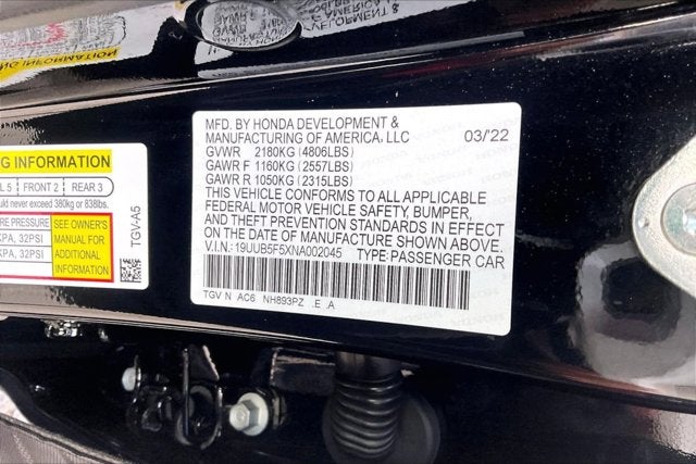 2022 Acura TLX A-SPEC Package