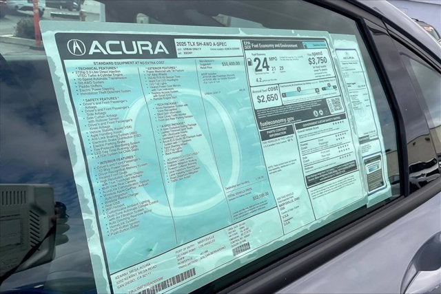 2025 Acura TLX w/A-Spec Package