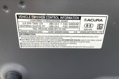 2025 Acura TLX w/A-Spec Package