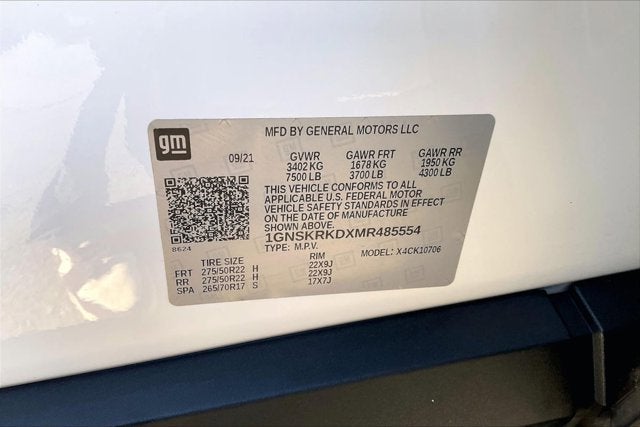 2021 Chevrolet Tahoe 4WD RST