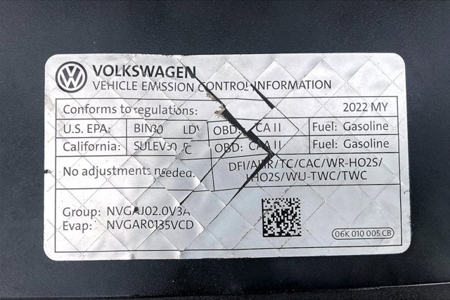 2022 Volkswagen Passat 2.0T SE