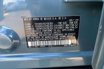2025 Honda HR-V 2WD LX