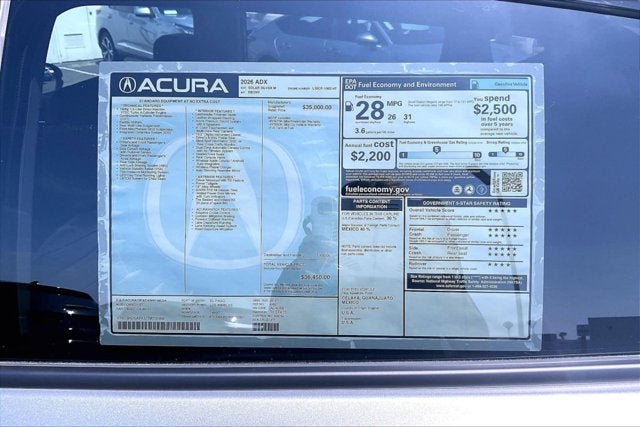 2026 Acura ADX FWD