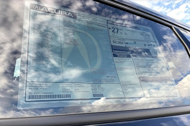 2025 Acura ADX AWD A-SPEC