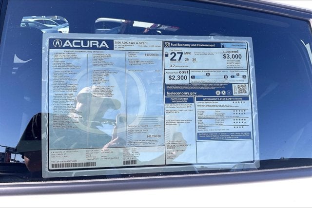 2026 Acura ADX A-Spec AWD