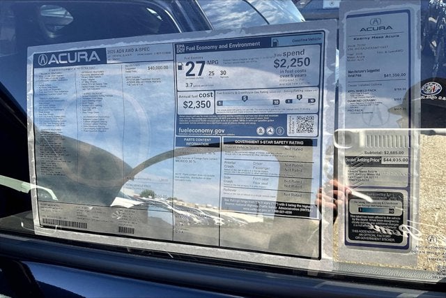 2025 Acura ADX AWD A-SPEC
