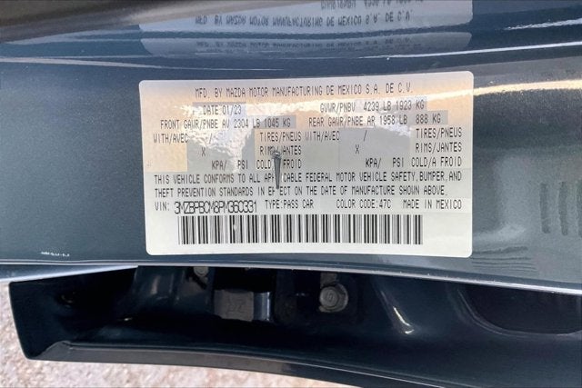 2023 Mazda Mazda3 Sedan 2.5 S Carbon Edition