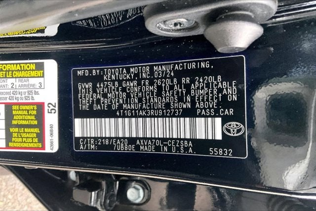 2024 Toyota Camry SE