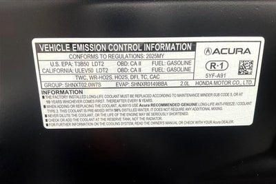 2025 Acura RDX SH-AWD with A-Spec Package