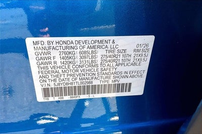 2026 Acura MDX SH-AWD Type S with Advance Package