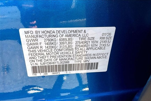 2026 Acura MDX SH-AWD Type S with Advance Package