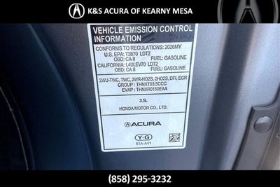 2026 Acura MDX with Technology Package