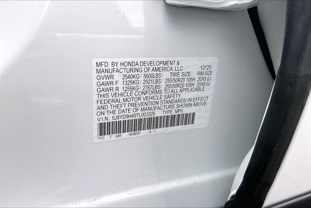 2026 Acura MDX Technology Package
