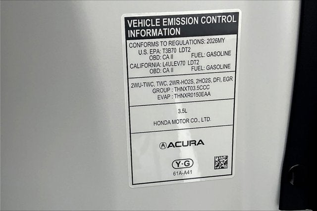 2026 Acura MDX w/Technology Package