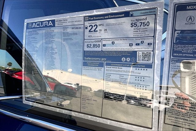 2026 Acura MDX with Technology Package