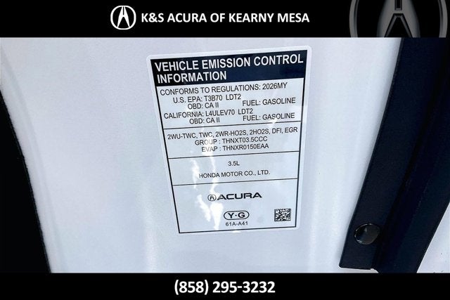 2026 Acura MDX SH-AWD A-Spec