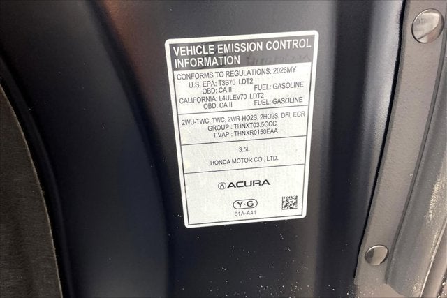 2026 Acura MDX w/A-Spec Package