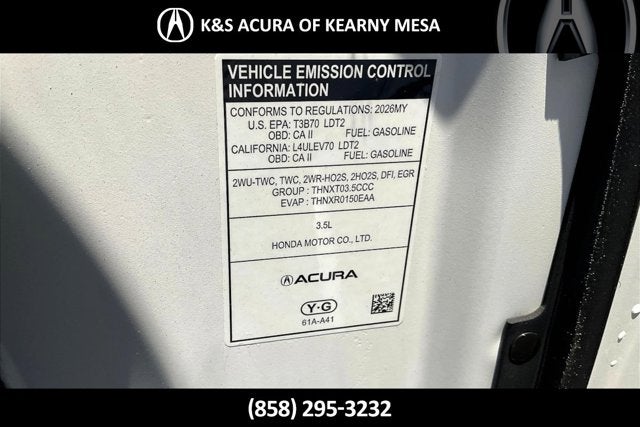 2026 Acura MDX SH-AWD A-Spec