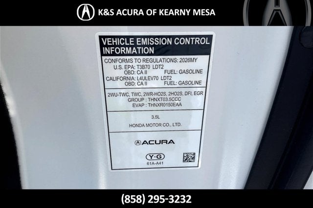 2026 Acura MDX SH-AWD A-Spec