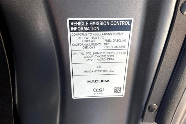 2026 Acura MDX SH-AWD A-Spec with Advance Package