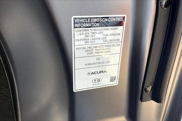 2026 Acura MDX SH-AWD A-Spec with Advance Package