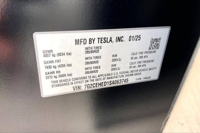 2025 Tesla Cybertruck All-Wheel Drive