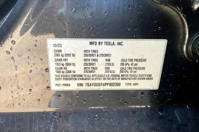 2023 Tesla Model Y Performance Dual Motor All-Wheel Drive