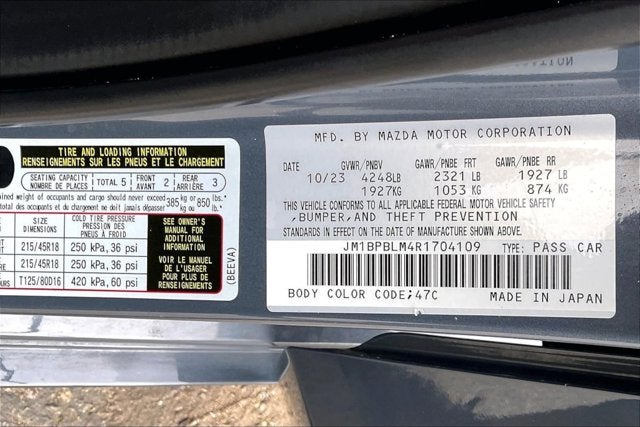 2024 Mazda Mazda3 Hatchback 2.5 S Carbon Edition