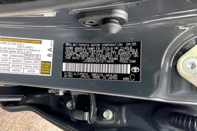 2026 Toyota Corolla Hybrid Hybrid LE