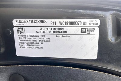 2020 Chevrolet Spark FWD 1LT Automatic