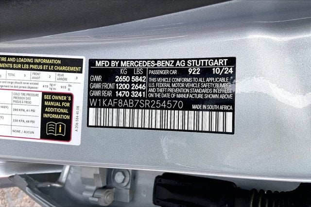 2025 Mercedes-Benz AMG® C 63 S E Performance