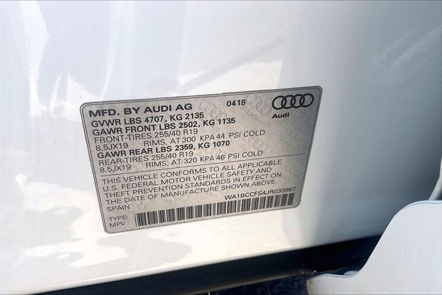 2018 Audi Q3 2.0T Sport Premium