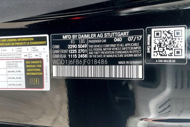 2018 Mercedes-Benz E 400 E 400